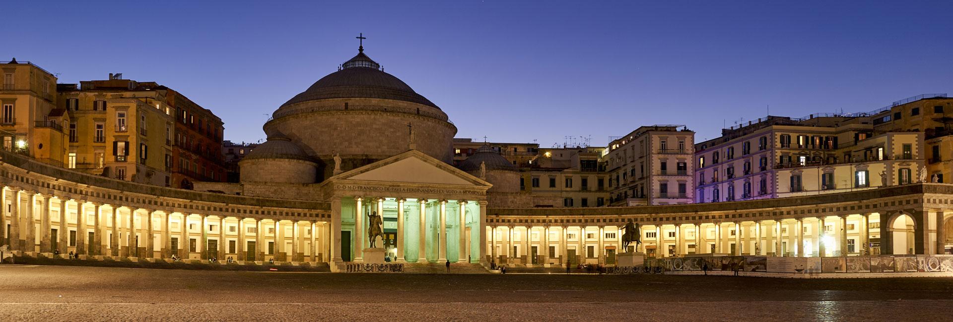 Impianto Illuminazione Piazza del Plebiscito Napoli